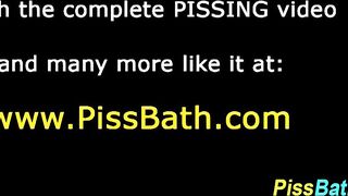 Ho fucks and drinks piss