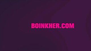 Big natural tits ebony bbw relaxes you and rides dildo