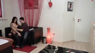 busty milf fucks chubby teen
