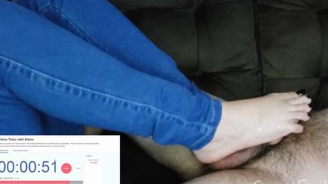 FOOTJOB QUESTIONNAIRE, RETAKE EXAM. WILL HE PASS OR FAIL?