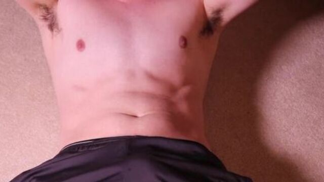 Teasing Ab Workout with Bulge Boner