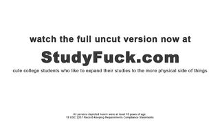 Gorgeous College Chick Eaten Out and Fucked