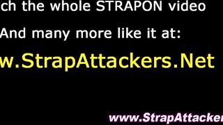 Bitch strapon fucking victim