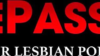 HAZE PASS - Femdom sorority chicks humiliate banging lesbian freshman
