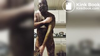 Shit smearing all over