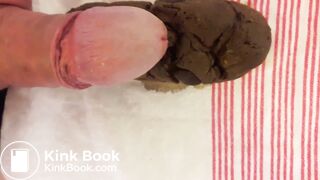 Je fais un clip scat pour ma copine, elle adore ma merde cette cochonne