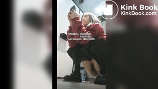 Beautiful women pooping in the toilet 95