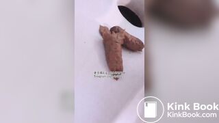 Beautiful women pooping in the toilet 105