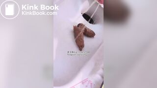 Beautiful women pooping in the toilet 105