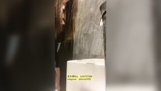Beautiful college student taking selfies throwing up