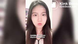 Beautiful college student taking selfies throwing up