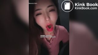 Beautiful college students spit in selfies 2