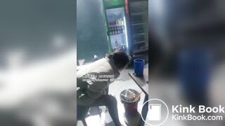 Beautiful college students spit in selfies 3