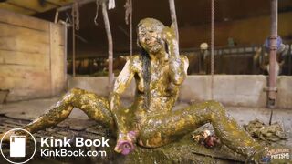 Kaitlyn Katsaros Wild in Manure - Cowshit orgasm