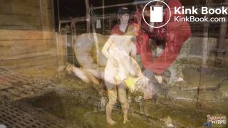 Kaitlyn Katsaros Farmhand Gone Wrong - Cowshit bondage