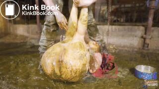 Kaitlyn Katsaros Farmhand Gone Wrong - Cowshit bondage