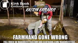 Kaitlyn Katsaros Farmhand Gone Wrong - Cowshit bondage