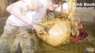 Kaitlyn Katsaros Farmhand Gone Wrong - Cowshit bondage