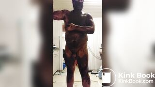 Shit smearing all over me