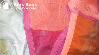 Une semaine de culottes garnies, je jouis dans ses traces et résidus