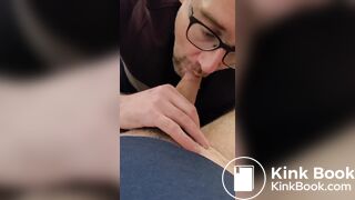 Getting his dick hard in my mouth