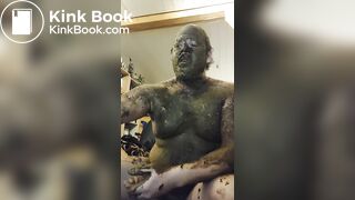 Shit smearing all over me and swallow