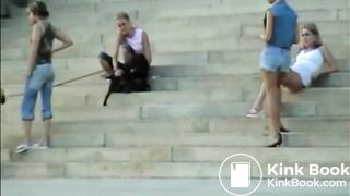 PSG - Sandra & Vicky public pantypoop