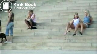 PSG - Sandra & Vicky public pantypoop