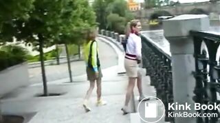 PSG - Sandra & Jeany public pantypoop #2