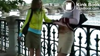 PSG - Sandra & Jeany public pantypoop #2