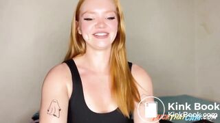 Public Facial for a Redhead Amateur Babe at the Bar!