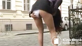 PSG - Marina public pantypoop