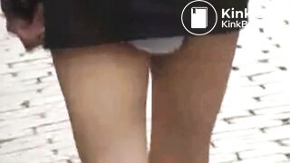 PSG - Marina public pantypoop