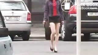 PSG - Marina public pantypoop