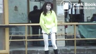 Caviar Exp - Marina public shorts wetting