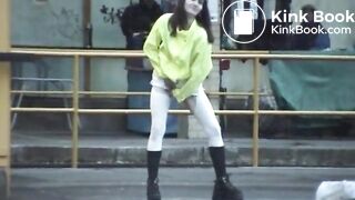 Caviar Exp - Marina public shorts wetting