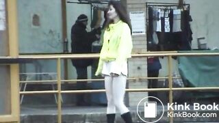 Caviar Exp - Marina public shorts wetting