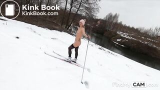 Nude Skiing Solo Female With Tattoos