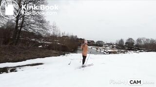 Nude Skiing Solo Female With Tattoos
