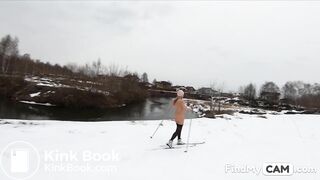 Nude Skiing Solo Female With Tattoos