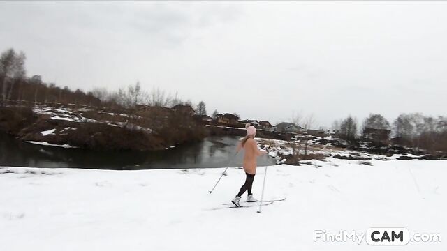 Nude Skiing Solo Female With Tattoos