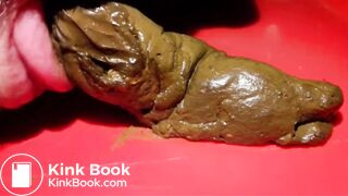 Décharge fécale, dégustation, inspiration, masturbation et éjaculation scato