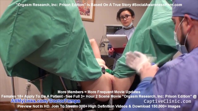 Private Prison Inmate Donna Leigh Is Used By Doctor Tampa & Nurse Lilith Rose For Orgasm Research