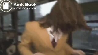 Naughty Japan Schoolgirls - Bus mess