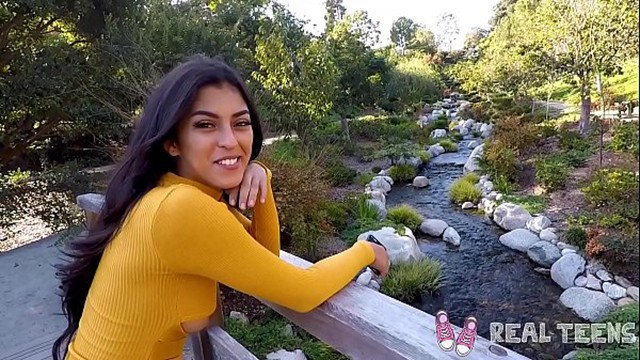 Real Teens - Latina Teen Sophia Leone POV blowjob