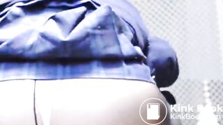 Naughty Japan Schoolgirls - Big mess in her tights