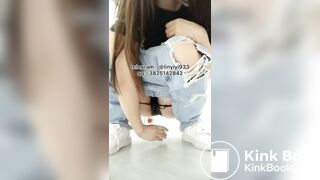 Beautiful women pooping in the toilet 168