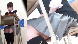 Naughty Japan Schoolgirls - Classroom Pantypoop #5