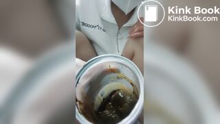 Beautiful women pooping in the toilet 176