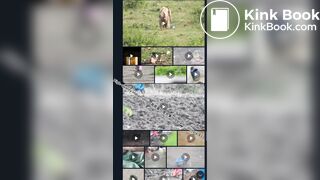 Indian woman poops in the wild